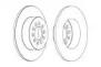Ferodo DDF1224C Brake disc Ferodo DDF1224C Brake disc