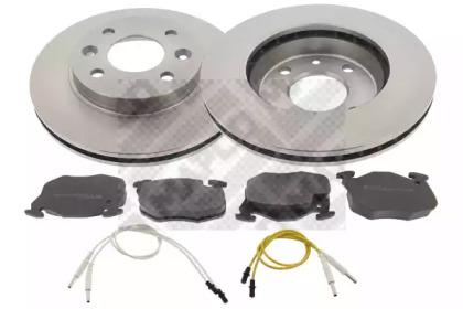 Mapco 47155 Комплект гальмівних дисків з колодками