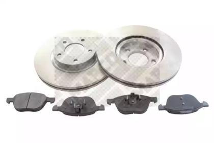 Mapco 47517 Комплект тормозных дисков с колодками Mapco 47517 Комплект тормозных дисков с колодками