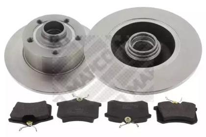 Mapco 47865 Комплект гальмівних дисків з колодками