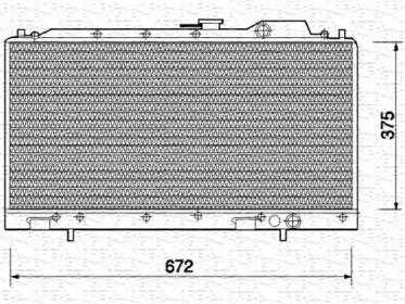 Magneti Marelli 350213702000 Радіатор Magneti Marelli 350213702000 Радіатор
