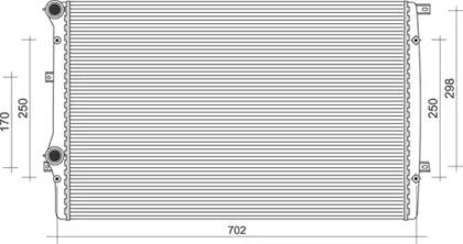 Magneti Marelli 350213852000 Радіатор охолодження двигуна Magneti Marelli 350213852000 Радіатор охолодження двигуна