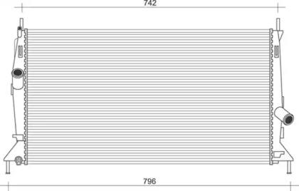 Magneti Marelli 350213922000 Радіатор Magneti Marelli 350213922000 Радіатор