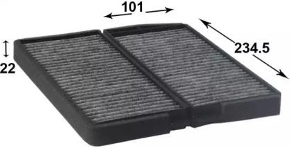 Js Asakashi AC0153CSET Фільтр салону