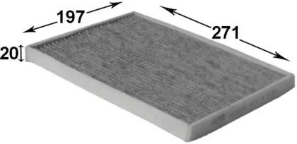 Js Asakashi AC980C Фільтр салону