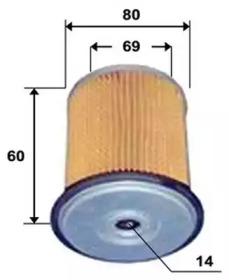Js Asakashi FE1001 Фільтр паливний Js Asakashi FE1001 Фільтр паливний