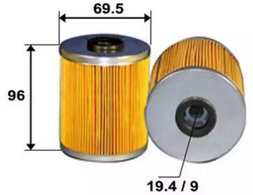 Js Asakashi FE1007 Фільтр паливний