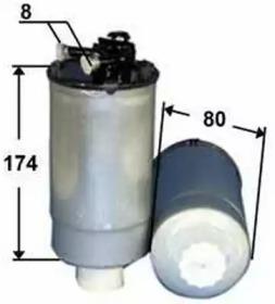 Js Asakashi FS0057 Фільтр паливний