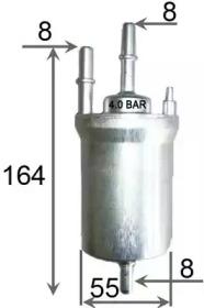 Js Asakashi FS0061 Фільтр паливний