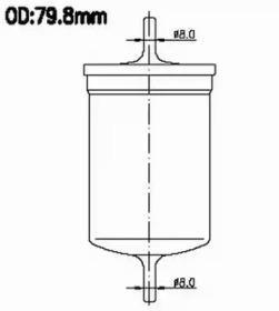 Js Asakashi FS2031 Фільтр паливний Js Asakashi FS2031 Фільтр паливний
