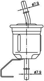 Js Asakashi FS3213 Фільтр паливний