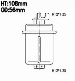Js Asakashi FS9040 Фільтр паливний