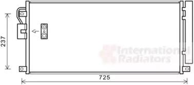 Van Wezel 37005638 Испаритель кондиционера Van Wezel 37005638 Испаритель кондиционера