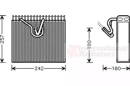 Van Wezel 3700V328 Випаровувач кондиціонера