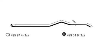 Ernst 330527 Exhaust pipe Ernst 330527 Exhaust pipe