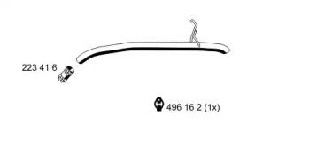 Ernst 331470 Exhaust pipe Ernst 331470 Exhaust pipe