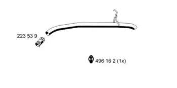 Ernst 331494 Exhaust pipe Ernst 331494 Exhaust pipe