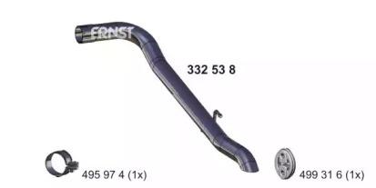 Ernst 332538 Exhaust pipe