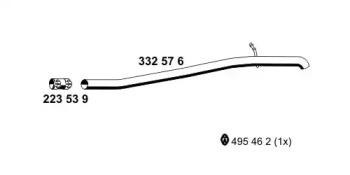 Ernst 332576 Exhaust pipe Ernst 332576 Exhaust pipe