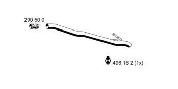 Ernst 341547 Exhaust pipe Ernst 341547 Exhaust pipe