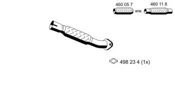 Ernst 341585 Exhaust pipe Ernst 341585 Exhaust pipe