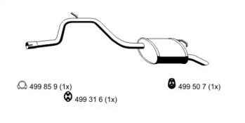 Ernst 343015 Schalldaempfer Ernst 343015 Schalldaempfer