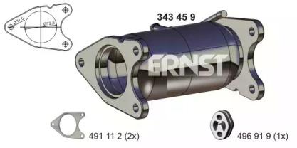 Ernst 343459 Труба еластична вихлопної системи