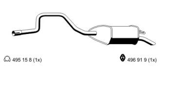 Ernst 344173 Schalldaempfer Ernst 344173 Schalldaempfer