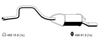 Ernst 344234 Schalldaempfer Ernst 344234 Schalldaempfer