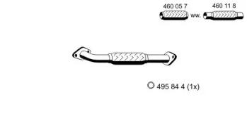 Ernst 344425 Exhaust pipe