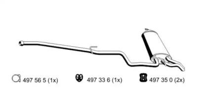 Ernst 351041 Schalldaempfer Ernst 351041 Schalldaempfer