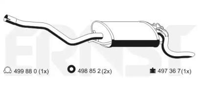 Ernst 353014 Schalldaempfer Ernst 353014 Schalldaempfer