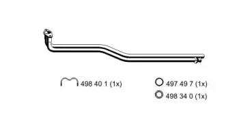 Ernst 365420 Випускна труба відпрацьованих газів Ernst 365420 Випускна труба відпрацьованих газів
