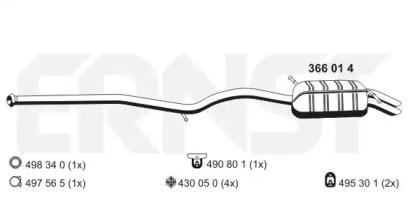 Ernst 366014 Schalldaempfer Ernst 366014 Schalldaempfer