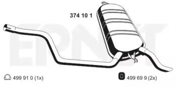 Ernst 374101 Schalldaempfer Ernst 374101 Schalldaempfer
