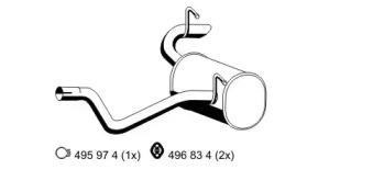 Ernst 385107 Schalldaempfer Ernst 385107 Schalldaempfer