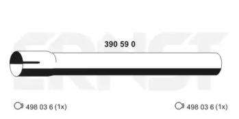 Ernst 390590 Exhaust pipe