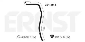 Ernst 391504 Exhaust pipe