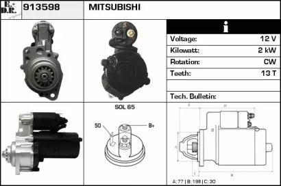 EDR 913598 Starter EDR 913598 Starter