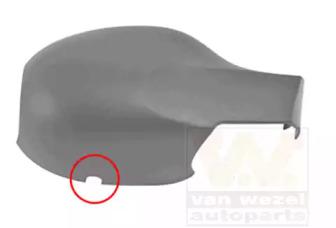 Van Wezel 4325844 Cover mirror housing