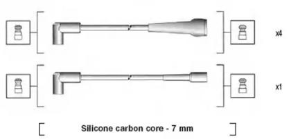 Magneti Marelli 941215060791 Zuendkabel Magneti Marelli 941215060791 Zuendkabel