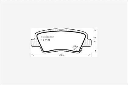 MGA 1002 Brake pads MGA 1002 Brake pads