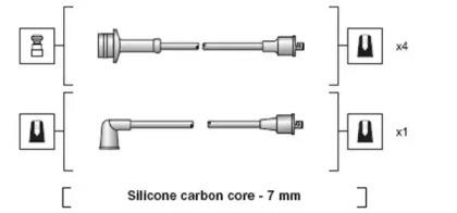 Magneti Marelli 941318111175 Дроти високовольтні системи запалювання