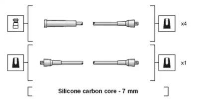 Magneti Marelli 941318111182 Zuendkabel Magneti Marelli 941318111182 Zuendkabel