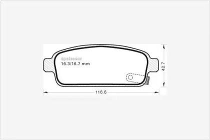 MGA 1010 Колодки гальмівні MGA 1010 Колодки гальмівні