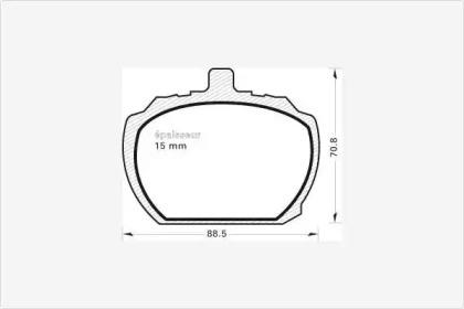 MGA 102 Колодки гальмівні