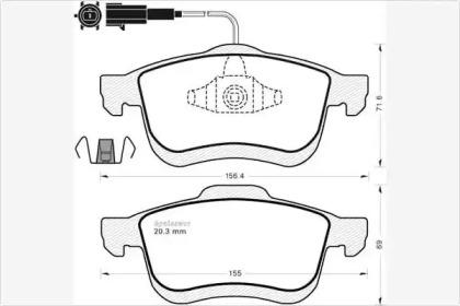 MGA 1021 Колодки тормозные MGA 1021 Колодки тормозные