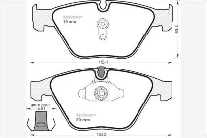 MGA 1022 Колодки гальмівні MGA 1022 Колодки гальмівні