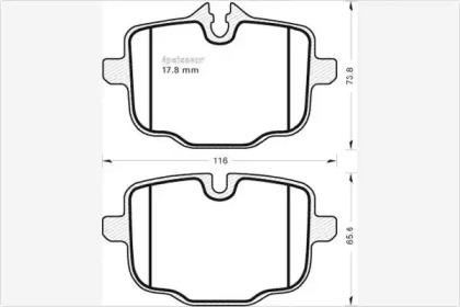MGA 1023 Колодки гальмівні MGA 1023 Колодки гальмівні