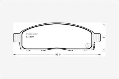MGA 1024 Brake pads MGA 1024 Brake pads